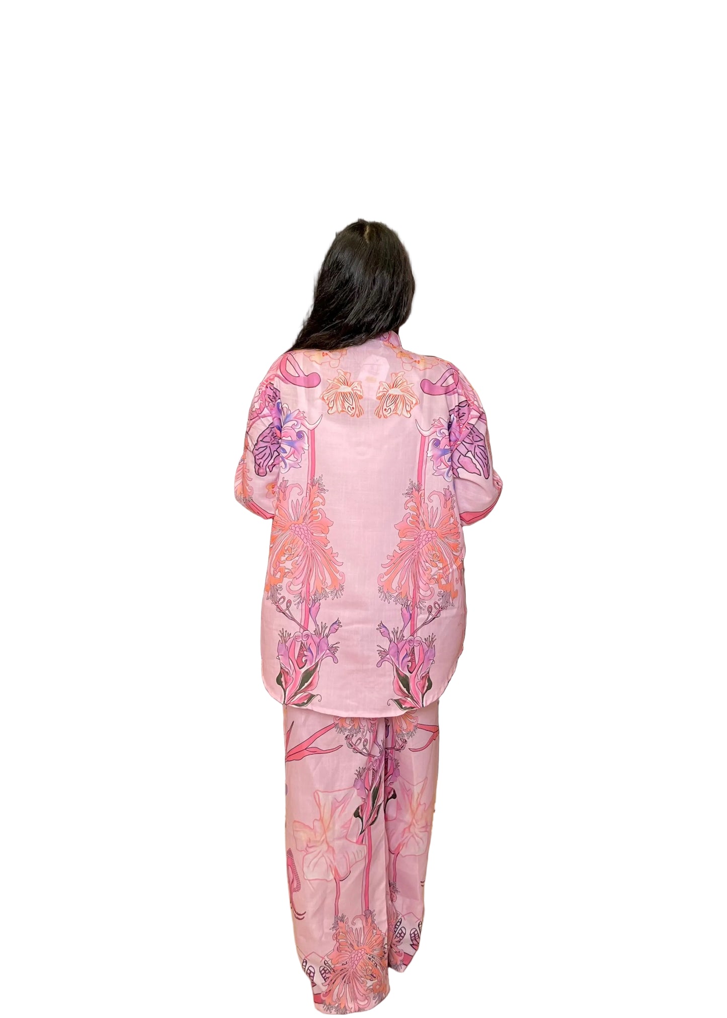 Cherry Blossom Charm Cotton Co ord Set