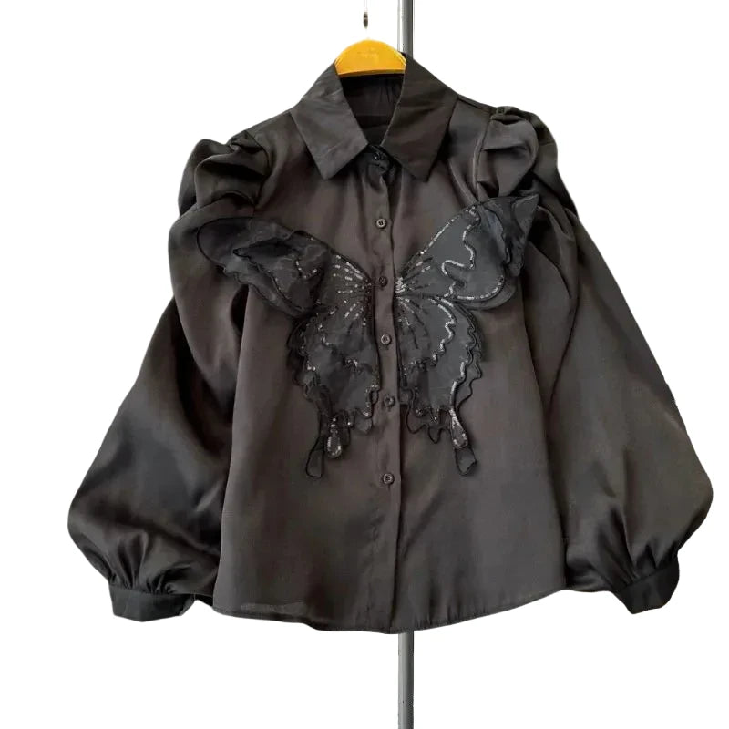 Butterfly Black Shirt