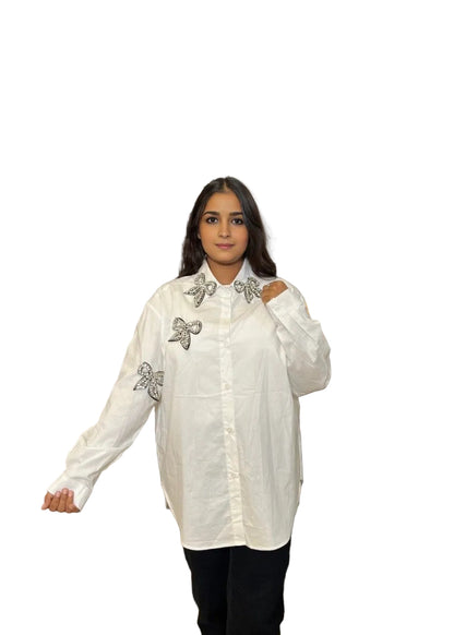 Oversized Bow Shirt