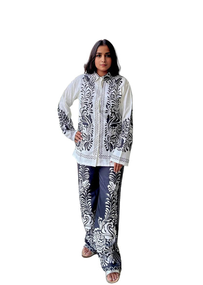 Dramatic Duality B&W Cotton Co-ord Set
