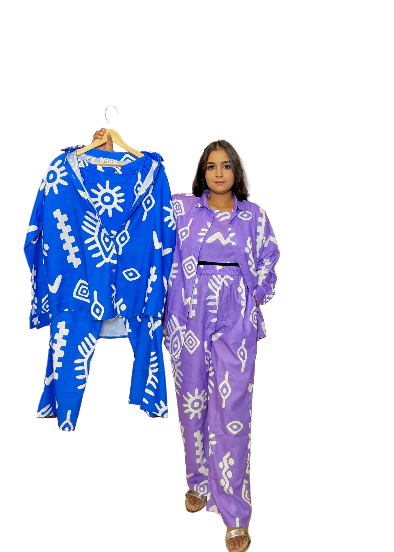 Lilac Cotton Co ord set