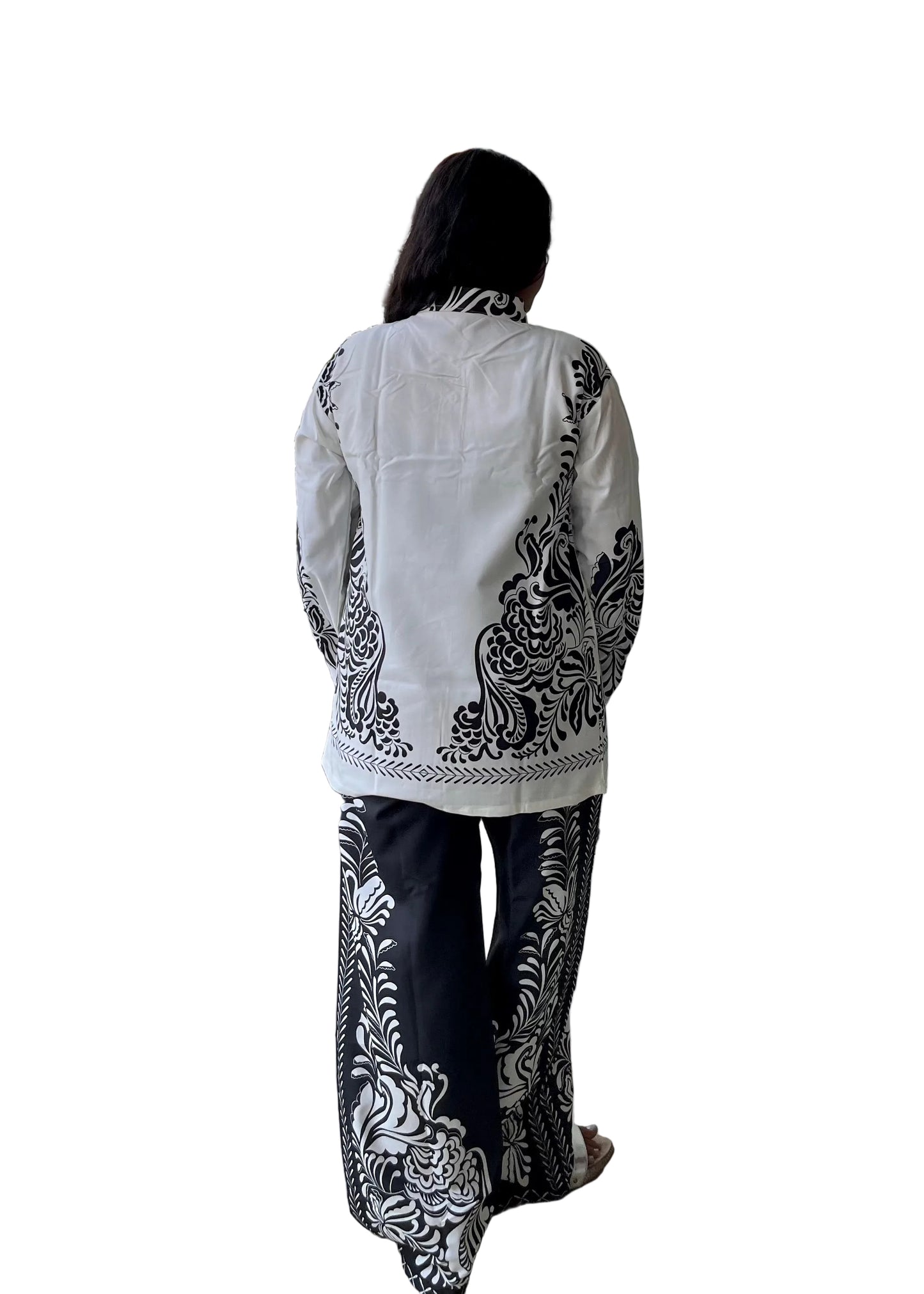 Dramatic Duality B&W Cotton Co-ord Set