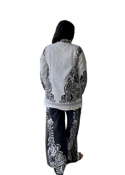 Dramatic Duality B&W Cotton Co-ord Set