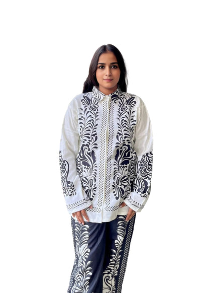 Dramatic Duality B&W Cotton Co-ord Set